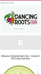 Mobile Screenshot of dancingrootsfarm.com